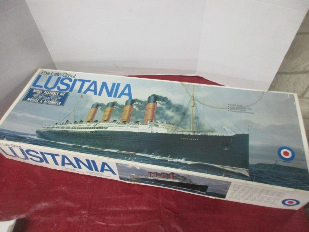 rms lusitania model kit