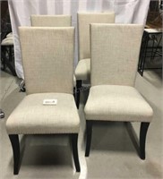 4 Linen Parson Chairs