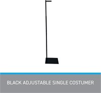 Sswbasics Adjustable Black Costumer Stand – Single