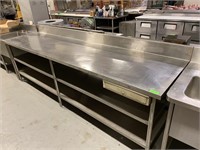 120" Stainless Steel Work Table