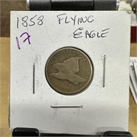 1858 FLYING EAGLE PENNY CENT