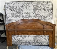 Vintage Wooden King Bed Frame