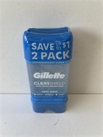 2 Gillette deodorants 3oz