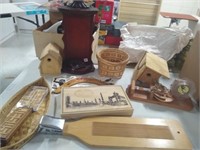 Bird Houses, Shelf, Baskets & More