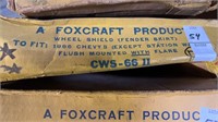 Foxcraft product fender skirt, 1966 Chevy II in