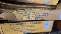 Foxcraft product fender skirt in box to fit 1960