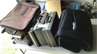 Chair massager, briefcase, suitcase