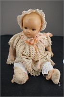 20" Vintage Horsman Composition Doll 1940s