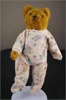 Antique Straw Mohair Jointed Teddy Bear