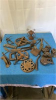 Vintage Pulleys & Tools