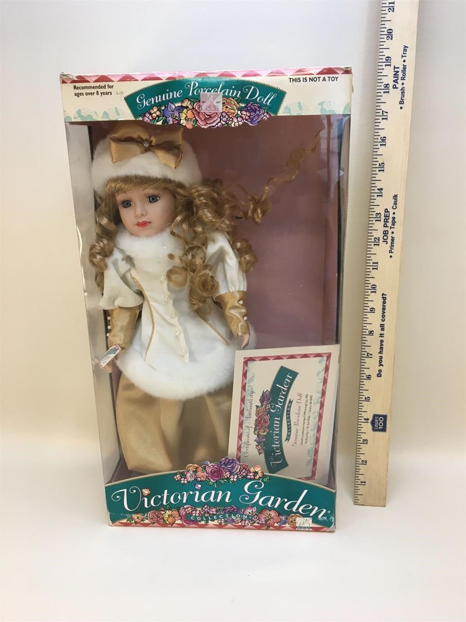 Victorian Garden Porcelain Doll