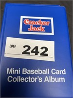 2- CRACKER JACK MINI BASEBALL CARD COLLECTOR ALBUM