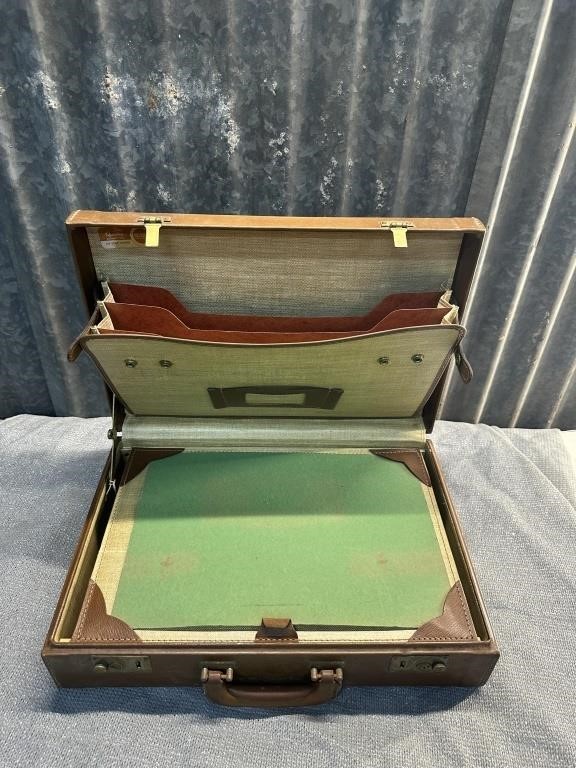 Vintage leather brief case