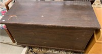 Antique Brown Painted Blanket Chest