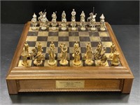 Franklin Mint Tournament At Camelot Chess Set