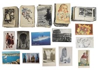 (LOT) VINTAGE ITALIAN & OTHER PHOTO POSTCARDS