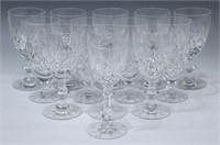 (13) HAWKES 'CORNWALL' CUT CRYSTAL STEMWARE