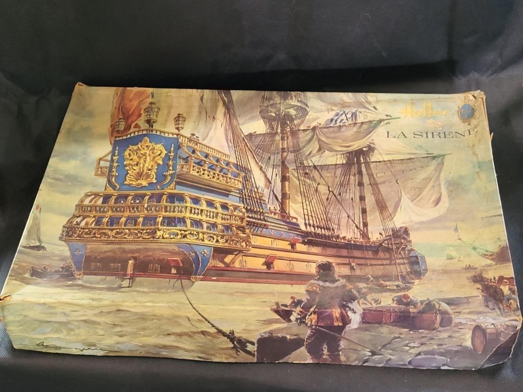 VTG Heller La Sirene Model Ship Kit - Note