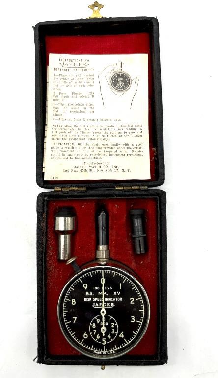 Jaeger Portable Tachometer