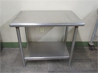 Stainless Steel Table 24"x36"x33"T