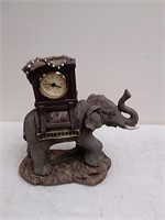 Decorative elephant clock