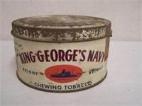 KING GEORGE'S NAVY CHEWING TOBACCO 2 LB TIN -