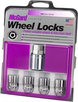 McGard 24154 Chrome Cone Seat Wheel Locks, M12 x 1