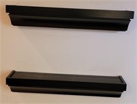 F - LOT OF 2 FLOATING SHELVES 23"L (L70)