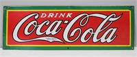 DRINK COCA-COLA PORCELAIN ADVERTISING SIGN
