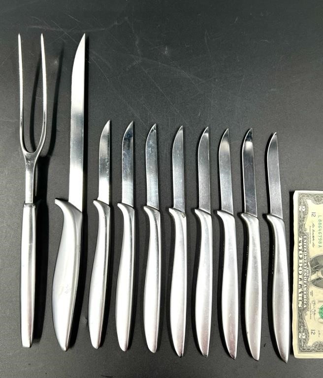 Gerber Knife Set  - 8 Steak Knives & Carving Set