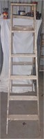 Vintage 68" Tall Wood Ladder