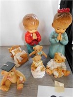 Vintage Norleana praying boy & girl - Cherished