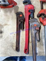 Ridgid (2) 24" & (1) 18" Pipe Wrenches