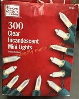 Home Accents Holiday 300 Clear Mini Lights