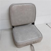 Folding cushion seat, may have been used on a boat