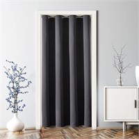 (2) Blackout Door Curtains for Doorway Privacy
