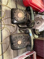 (2) Rotary Phones