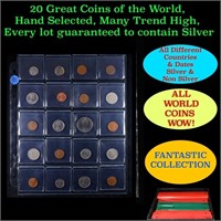 20 Great Coins of the World, hand selected, many t