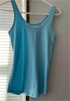 C3) Medium blue tank top