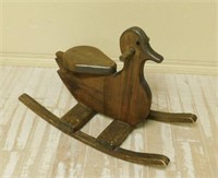 Wooden Duck Styled Child's Rocking Chair.