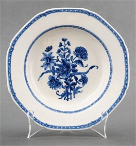 Chinese Export Blue & White Porcelain Plate
