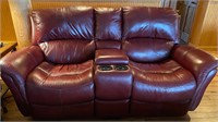 LEATHER COUCH RECLINER