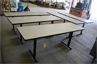 (5) Tables, Approx 72"x24"x29"