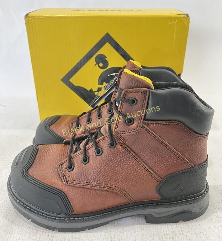 New Men’s 8 TERRA Patton 6in Safety Toe Boots