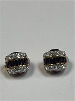 SWARVOSKI RHINESTONE EARRINGS