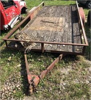 Flat Bed Utility Flatbed Trailer. Measures