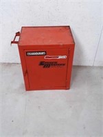 Metal Workshop container with shelf