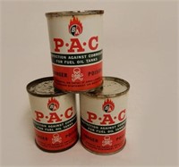 LOT OF 3 B/A P.A.C. 4 OZ. CANS