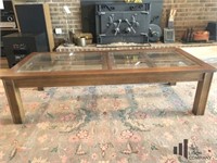 Rectangle Coffee Table with Breakaway Glass