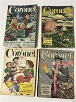 Set of 4 Coronet magazines